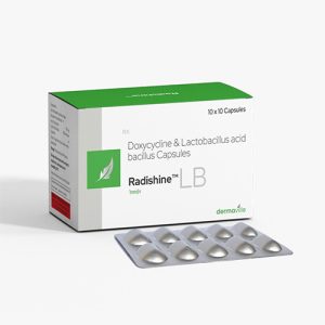 Doxycycline 100mg and Lactobacillus 5 Billion Spores Capsules