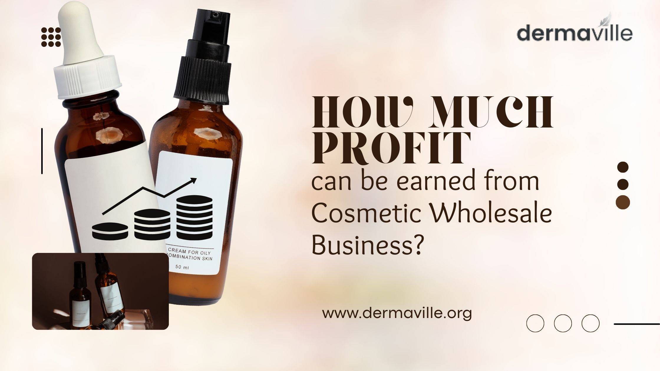 How much profit can be earned in cosmetic Wholesale business?