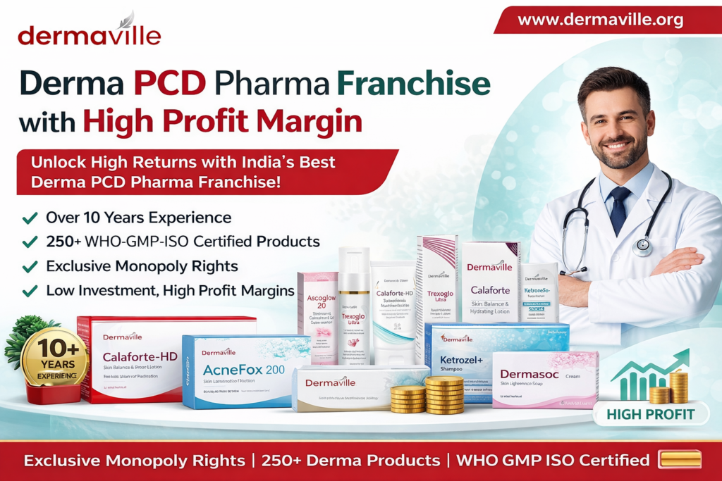 Derma PCD Pharma Franchise with High Profit Margin