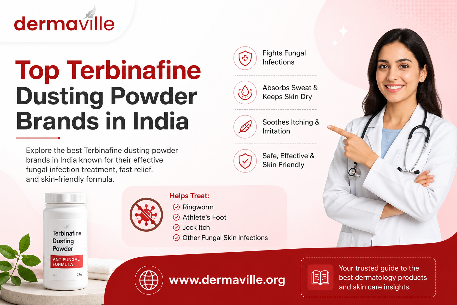 Top Terbinafine Dusting Powder Brands in India